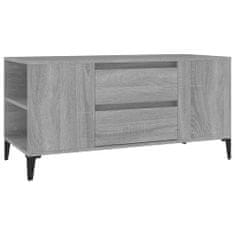 shumee TV skrinka sivý dub sonoma 102x44,5x50 cm spracované drevo