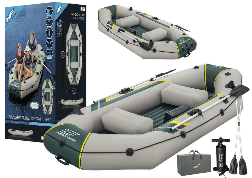 Bestway Hydro-Force Treck x2 Set Gommone Gonfiabile 255x127 cm