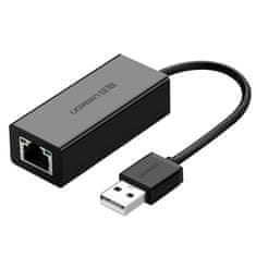 shumee Externá RJ45 LAN karta - USB 2.0 100 Mbps - čierna