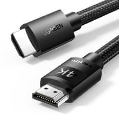 shumee Odolný opletený kábel HDMI 2.0 4K 2m čierny