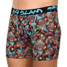 69 SLAM Pánske boxerky fit hawaiian tiki (MBYHWT-PO) - veľkosť M