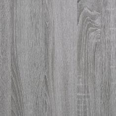 Vidaxl Nástenné police 2 ks sivé sonoma 50x15x50 cm spracované drevo