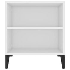 Vidaxl TV skrinka biela 102x44,5x50 cm spracované drevo