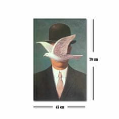 Wallity Reprodukcia obrazu René Magritte 099 45 x 70 cm