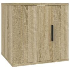 Vidaxl 7-dielna súprava TV skriniek dub sonoma spracované drevo