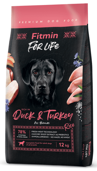 Fitmin dog For Life Duck & Turkey 12 kg