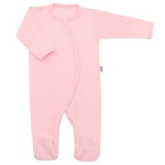 NEW BABY Dojčenský bavlnený overal New Baby Sweetie ružový 68 (4-6m)
