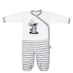 NEW BABY Dojčenský bavlnený overal New Baby Zebra exclusive 74 (6-9m)