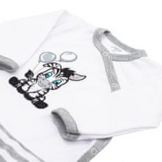 NEW BABY Dojčenský bavlnený overal New Baby Zebra exclusive 74 (6-9m)