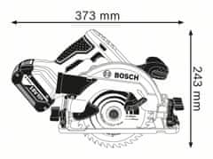 Bosch GKS 18V-57G akumulátorová okružná píla bez aku