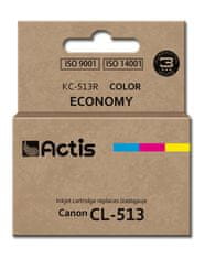 shumee Inkoustová kazeta ACTIS KC-513R (Canon CL-513 Replacement; Standard; 15ml; Color)