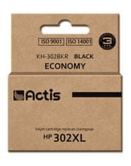 shumee Inkoustová kazeta ACTIS KH-302BKR (náhradní HP 302XL F6U68AE; Premium; 15ml; černá)