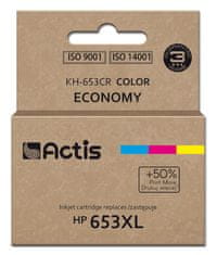 shumee Inkoustová kazeta Actis KH-653CR (náhradní HP 653XL 3YM74AE; Premium; 18ml; 300 stran; barevná)
