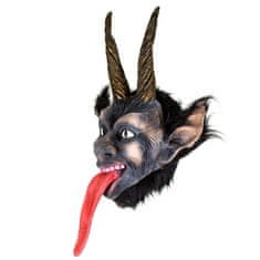 Korbi Profesionálna latexová maska Boruta, halloweenska koza