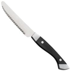 shumee Steakový nôž so zúbkovanou rukoväťou z nerezovej ocele POM, dĺžka 130 mm - Hendi 841082