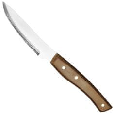 shumee Zúbkovaný steakový nôž, nerezová oceľ, Fiber rukoväť, dĺžka 120 mm - Hendi 841099