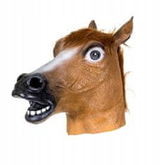 Korbi Profesionálna latexová maska Kôň, hlava koňa
