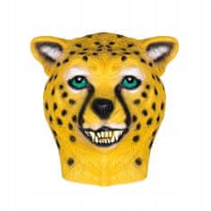 Korbi Profesionálna latexová maska geparda, hlava geparda