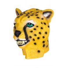 Korbi Profesionálna latexová maska geparda, hlava geparda