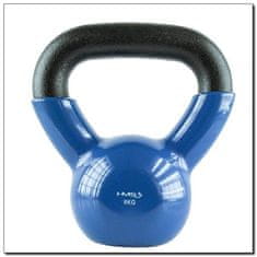 HMS kettlebell pokrytý vinylom KN 6 kg