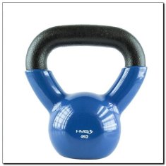 HMS kettlebell pokrytý vinylom KN 4 kg