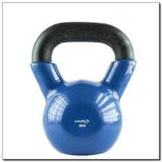 HMS kettlebell pokrytý vinylom KN 8 kg