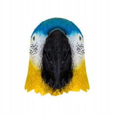 Korbi Profesionálna latexová maska Papagáj, hlava papagája