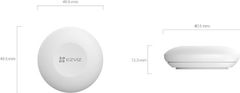 EZVIZ Smart Button T3C/ Zigbee 3.0/ chytré tlačítko/ bílé