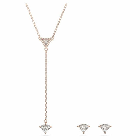 Swarovski Pôvabný bronzový set šperkov Ortyx 5642984 (náhrdelník, náušnice)