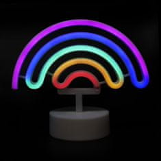 Northix LED neónová lampa, Rainbow 