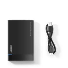 Ugreen US221 externý box pre SSD disk 2.5'' SATA USB 3.2 - micro USB , čierny