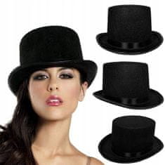 Korbi Buřinka, čierny plstený klobúk