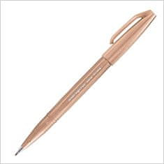 Pentel Popisovač Brush Sign Pen - svetlo hnedý