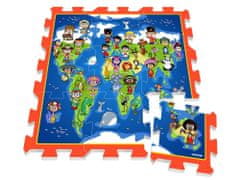 Stamp Penové puzzle podložka Mapa ZA3149