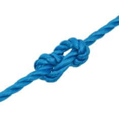 Vidaxl Pracovné lano modré 20 mm 100 m polypropylén