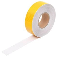Vidaxl Reflexná páska žltá 5 cmx50 m PVC