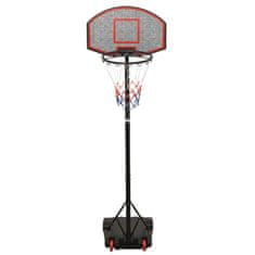 Vidaxl Basketbalový stojan čierny 216-250 cm polyetén