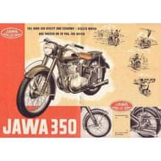 Retro Cedule Ceduľa Jawa 350 - plagát