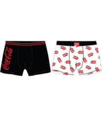 E plus M Chlapčenské boxerky Coca-Cola 134-164 cm 2ks