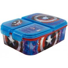 Stor Multibox na desiatu Captain America s 3 priehradkami