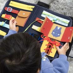 Kruzzel Detská tabuľka vzdelávania a zábavy Montessori XXL