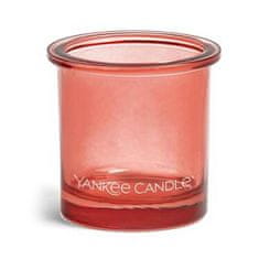 Yankee Candle Svietnik sklenený , Korálová, sklenený