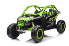 Lean-toys Nabíjací kočík Can-am RS DK-CA001 Green