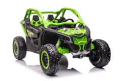 Lean-toys Nabíjací kočík Can-am RS DK-CA001 Green