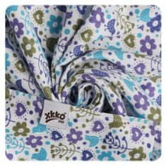 XKKO BMB Bambusová plienka Flowers&Birds Boys, 70x70, MIX 3ks