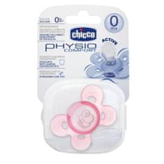 Chicco PHYSIO COMFORT silikónový cumlík, ružový, 0m+