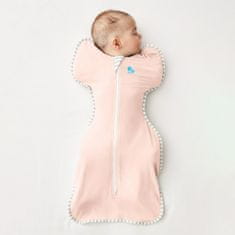 LOVE TO DREAM Swaddle UP Lite - Zavinovačka, veľkosť M, light pink, FÁZA 1, 3-6m, 6-8,5kg