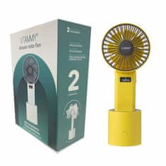 Vitammy Dream Roto fan, USB mini stolný ventilátor s otočnou základňou, žltý