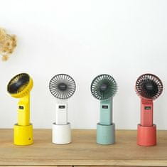 Vitammy Dream Roto fan, USB mini stolný ventilátor s otočnou základňou, červená