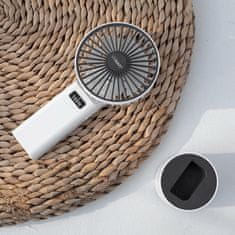 Vitammy Dream Roto fan, USB mini stolný ventilátor s otočnou základňou, biela